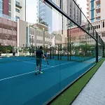 High-End 1Br-Panoramic Views, Pool With Burj Khalifa View, Padel & Rooftop Bbq Experience By Aya Boutique
